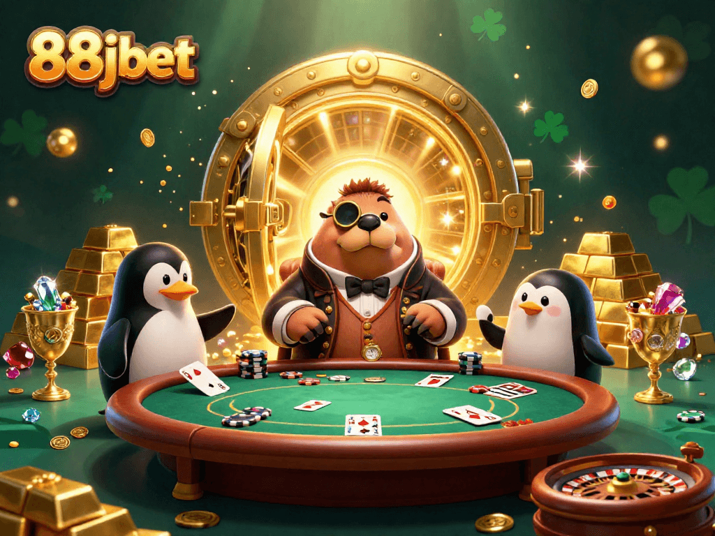 Experience excitement with 88jbet at a high-stakes underwater poker game.
