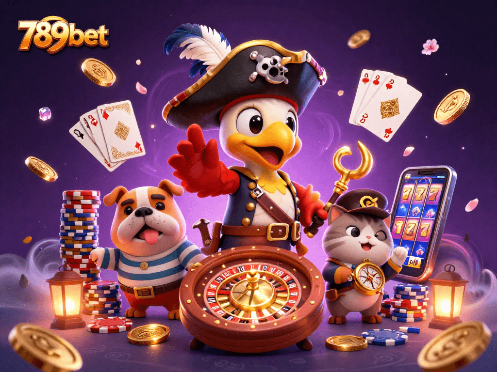 Engage with thrilling games at 789bet while enjoying vibrant casino elements and lively characters.