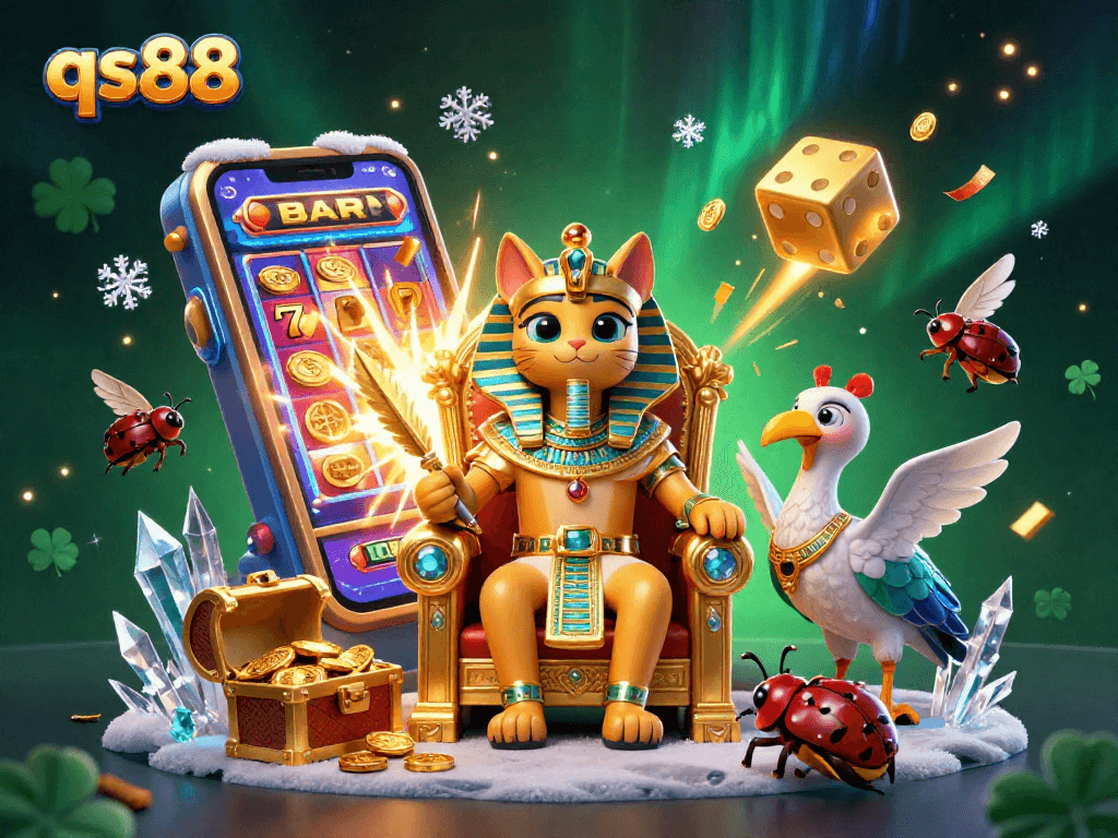 Experience thrilling slots and jackpots with qs88 in a vibrant casino adventure.