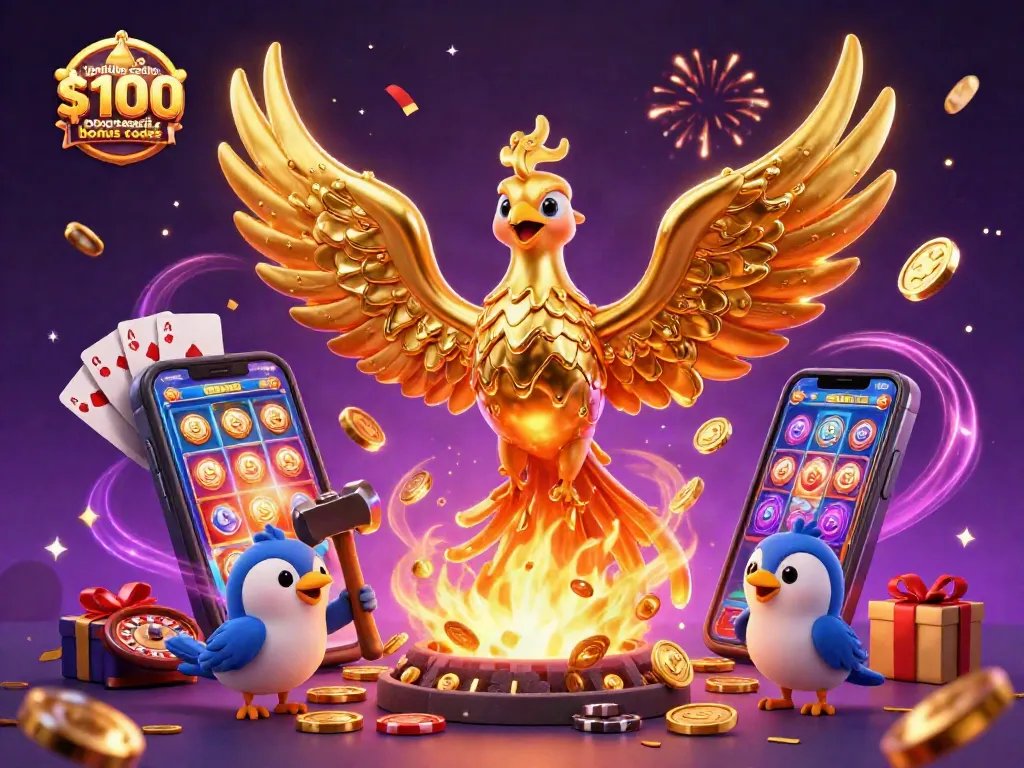 Play and win at ignition casino $100 no deposit bonus codes in this colorful 3D illustration filled with dynamic casino elements.