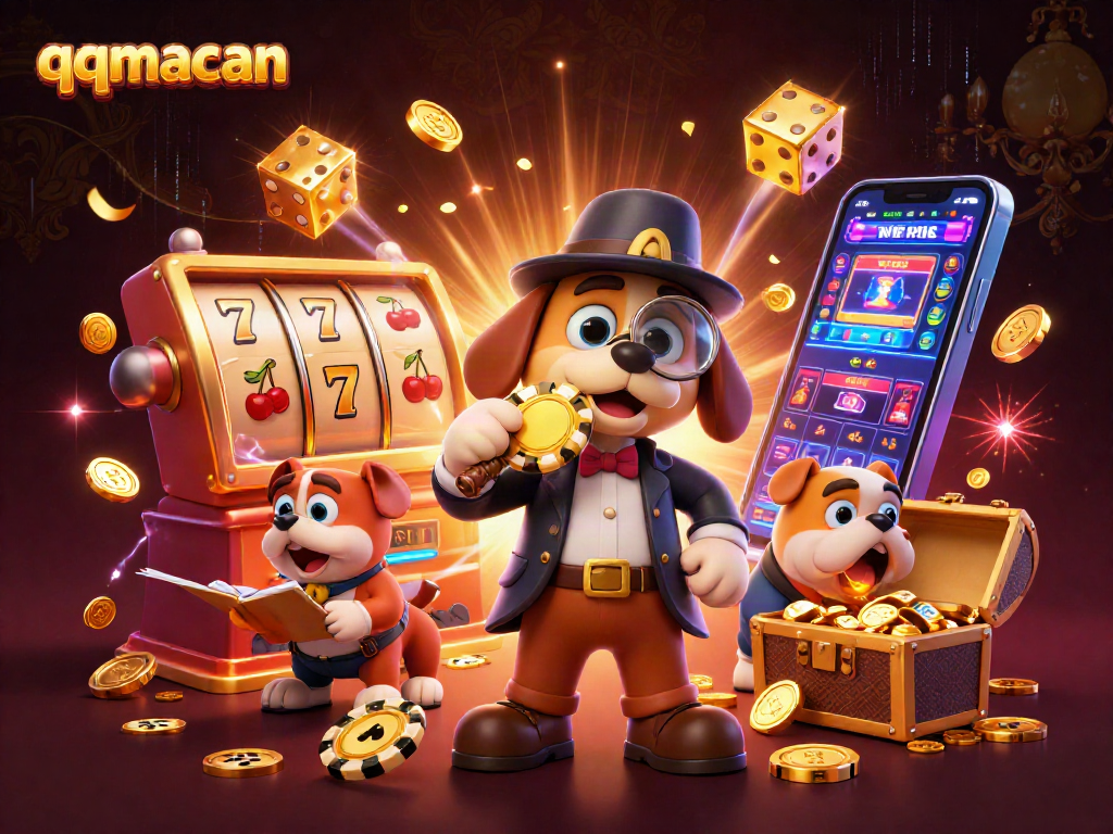 Join the thrilling gaming adventure with qqmacan, where the detective discovers poker chip clues for big wins.