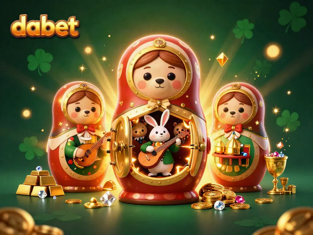 Experience thrilling gaming with DABET's dynamic casino scene featuring vibrant characters.
