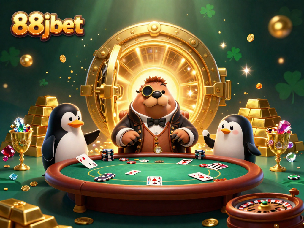 Experience excitement with 88jbet at a high-stakes underwater poker game.