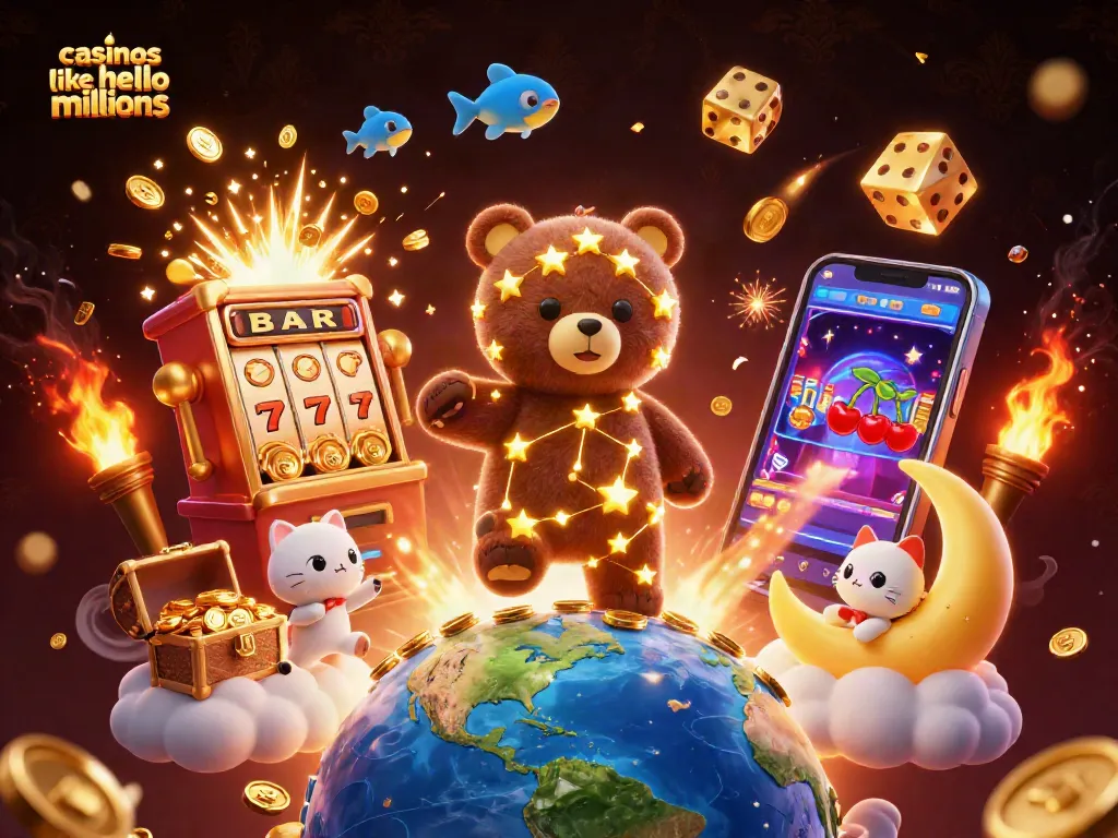 Win with casinos like hello millions while enjoying a colorful 3D casino adventure.