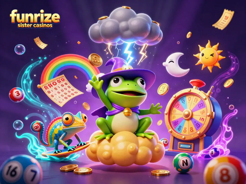 Experience funrize sister casinos with vibrant 3D action of winning games and golden rewards.