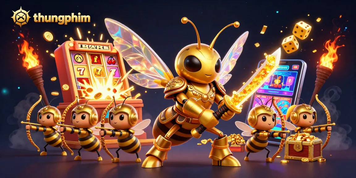 Win big at thungphim with vibrant gaming action featuring golden hornet samurai and thrilling slot elements.