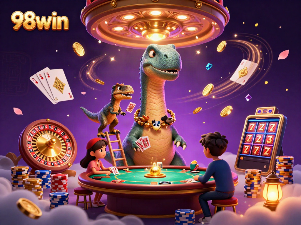 Engage with thrilling 98win casino adventures featuring vibrant characters and dynamic gaming elements.