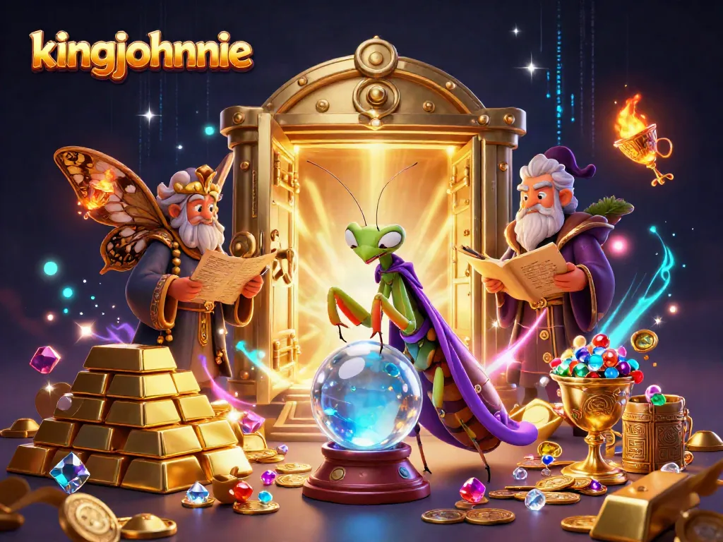 Experience thrilling wins at kingjohnnie with dynamic fortune teller and vibrant casino elements.