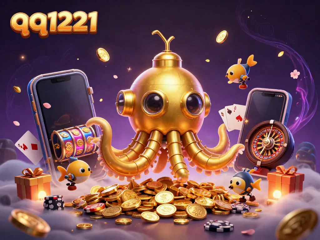 Experience thrilling gameplay and wins with qq1221 in this dynamic casino scene.
