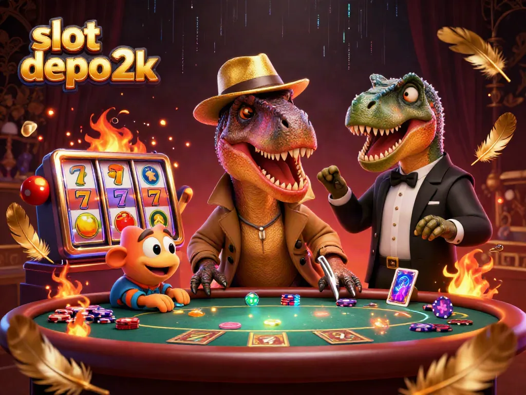 Engage with slot depo 2k as a velociraptor card counter and stegosaurus pit boss create casino excitement.