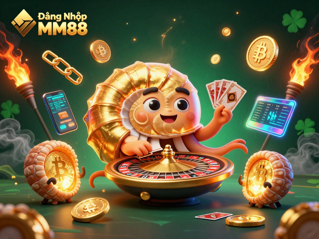 Engage in Đăng Nhập MM88 to experience vibrant casino gaming with 3D characters and crypto themes.