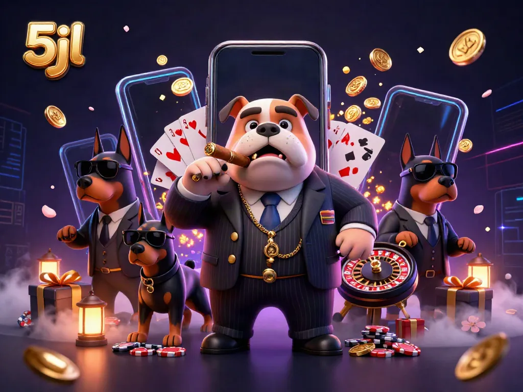 Spin vibrant slot games with 5jl characters in a rich casino scene full of excitement.