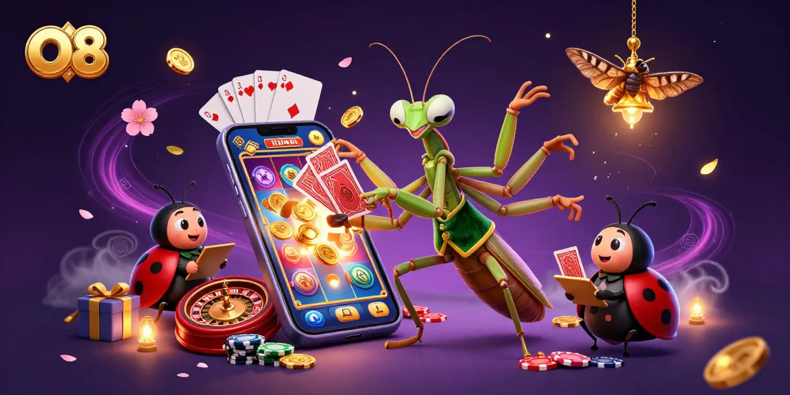 Experience O8's thrilling casino atmosphere with vibrant games and dynamic characters.