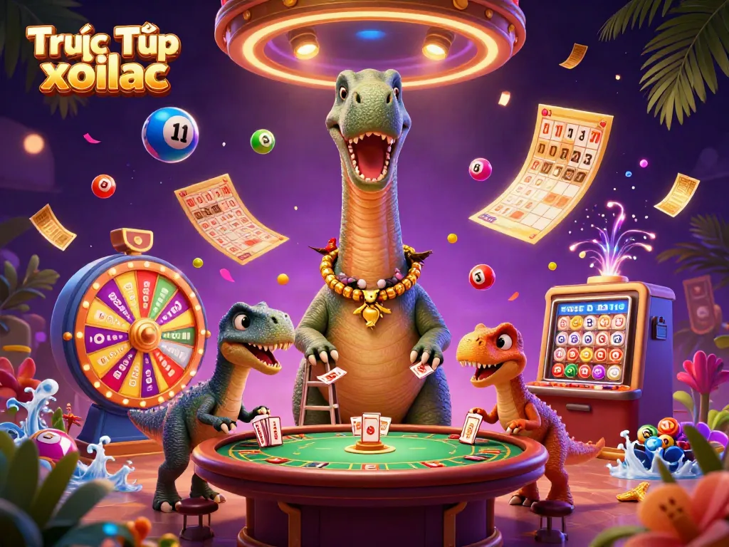 Engage with Trực Tiếp xoilac through an exciting casino scene featuring vibrant characters and dynamic game elements.