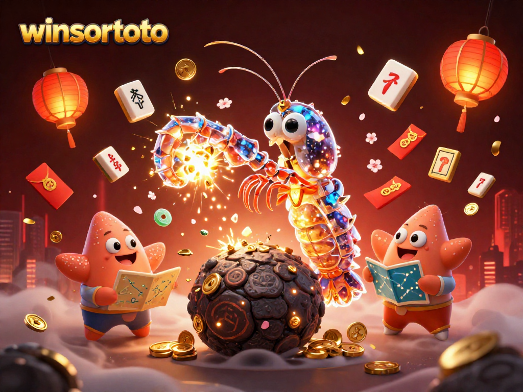 Memenangkan permainan winsortoto dengan karakter digital yang penuh warna dan detail 3D