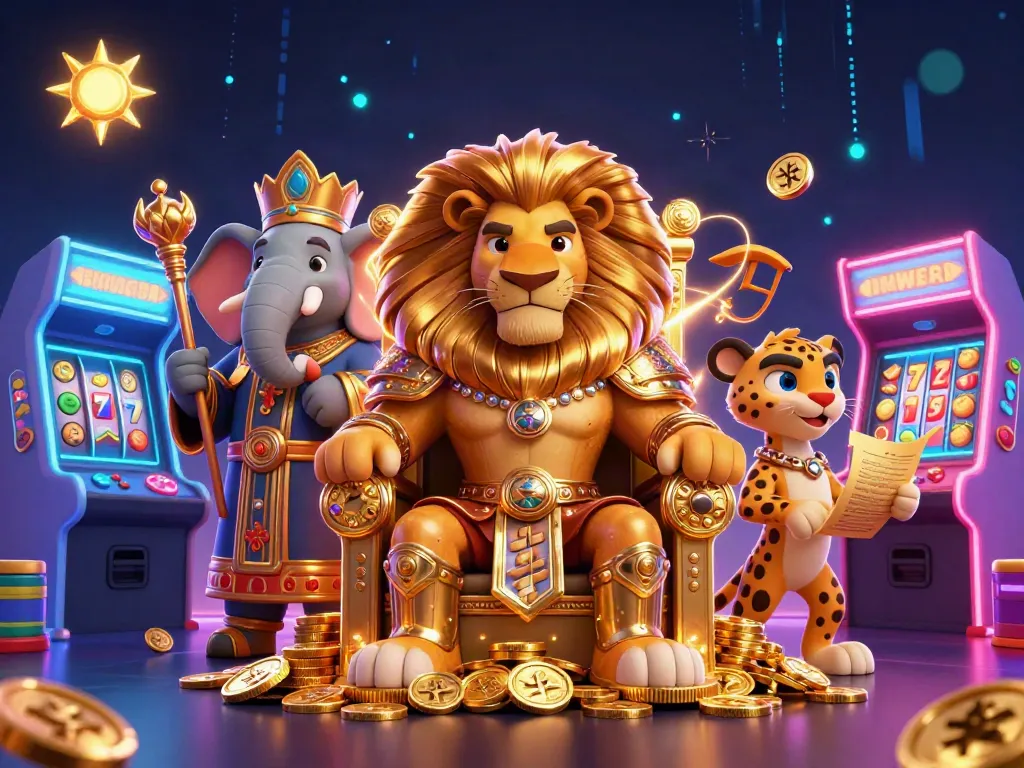 Experience exciting wins under the sun in this vibrant, dynamic casino scene.