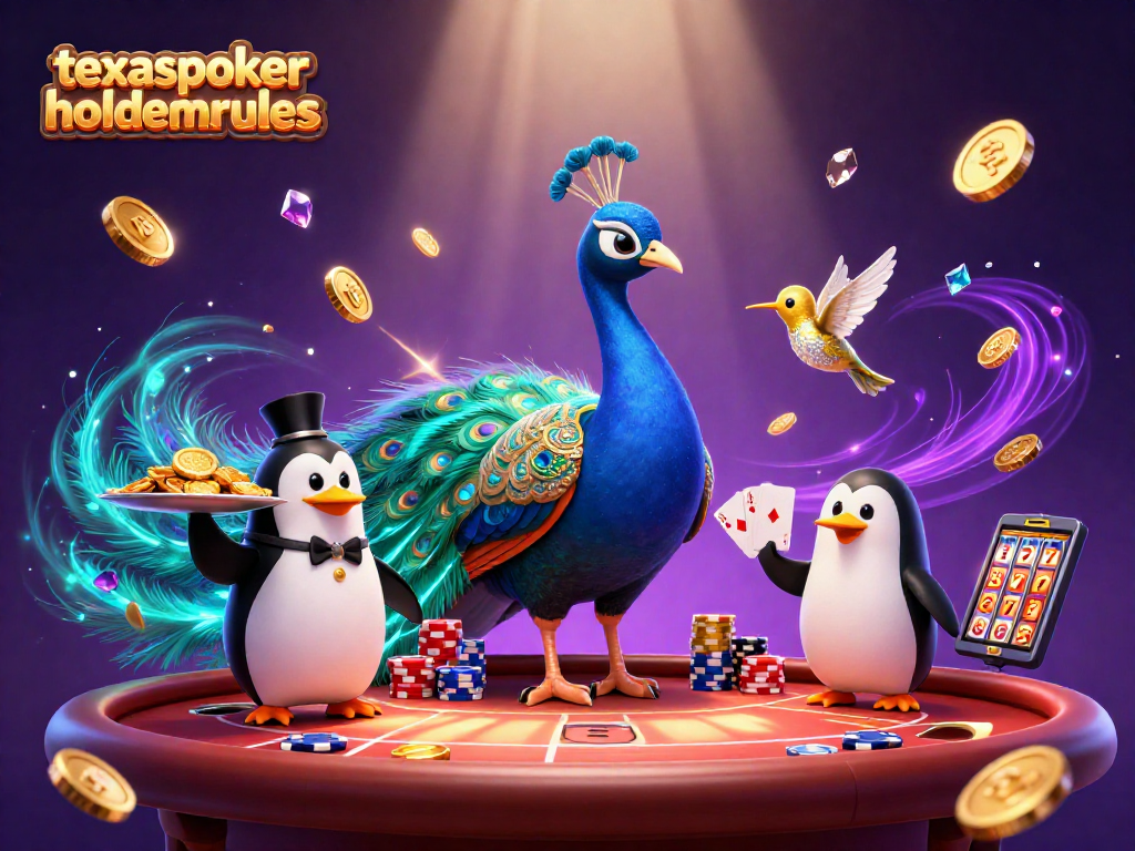 Experience excitement with texaspokerholdemrules at the poker table, surrounded by vibrant casino elements.